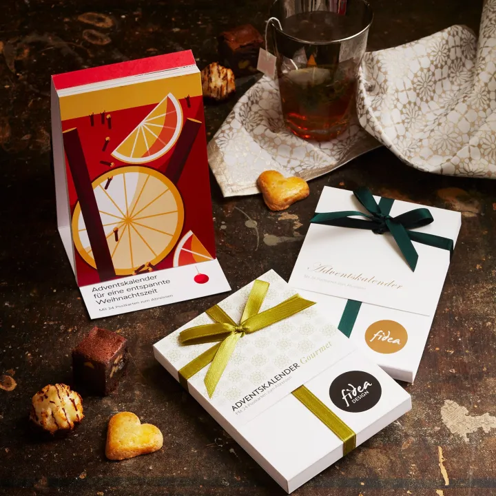 Postkarten-Adventskalender Gourmet von Fidea Design