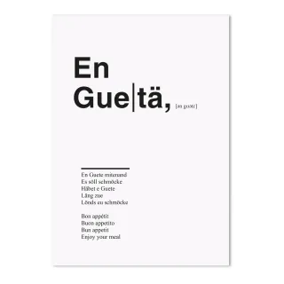 Helvetica Poster - En Guetä