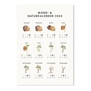 Mond- und Naturkalender 2024