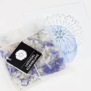 Blüten-Kräuterbad - Fleurs de Bain I Lavendel & Kornblume