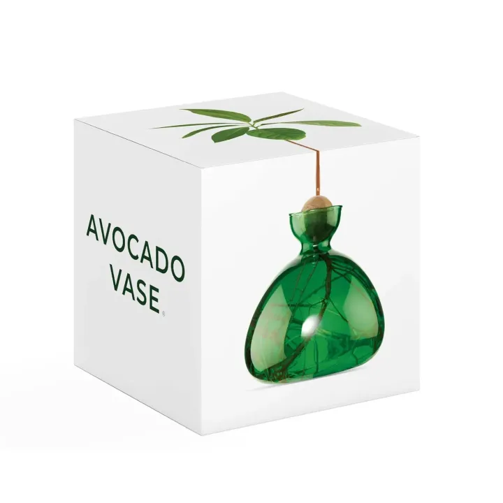 Avocado Vase - smaragdgrün