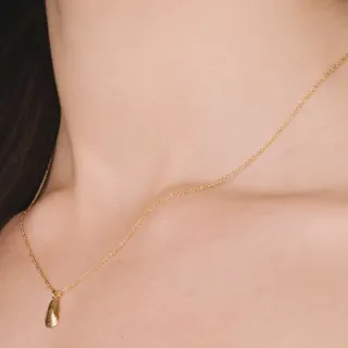 Halskette Muschel - klein - gold