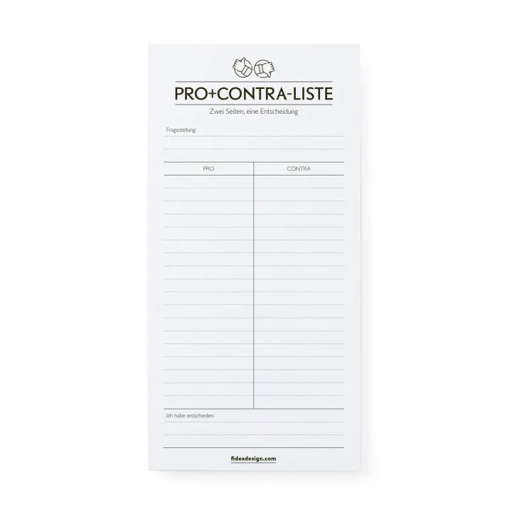 Pro-Contra-Liste