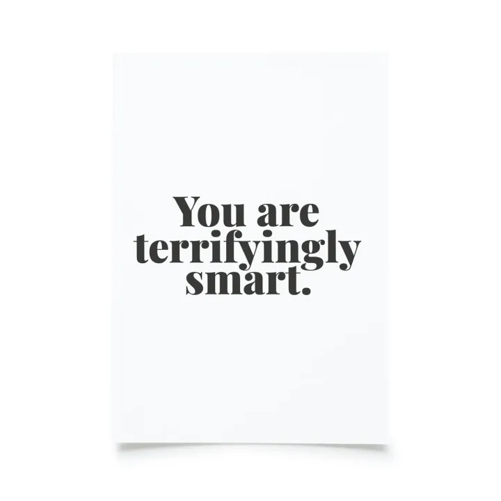 Tadah - You are terrifyingly smart.