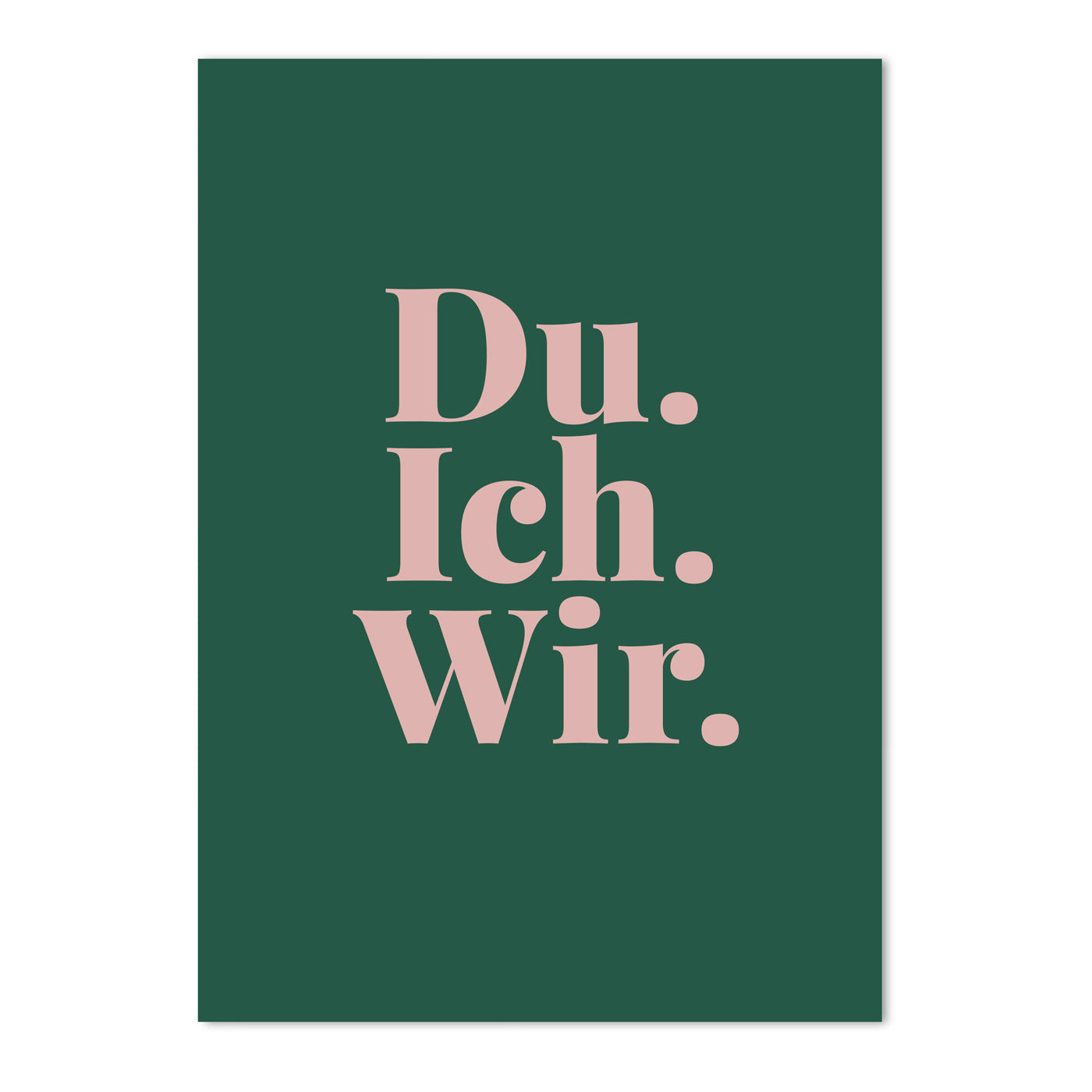 Produktbild Poster Tadah - Du.Ich.Wir