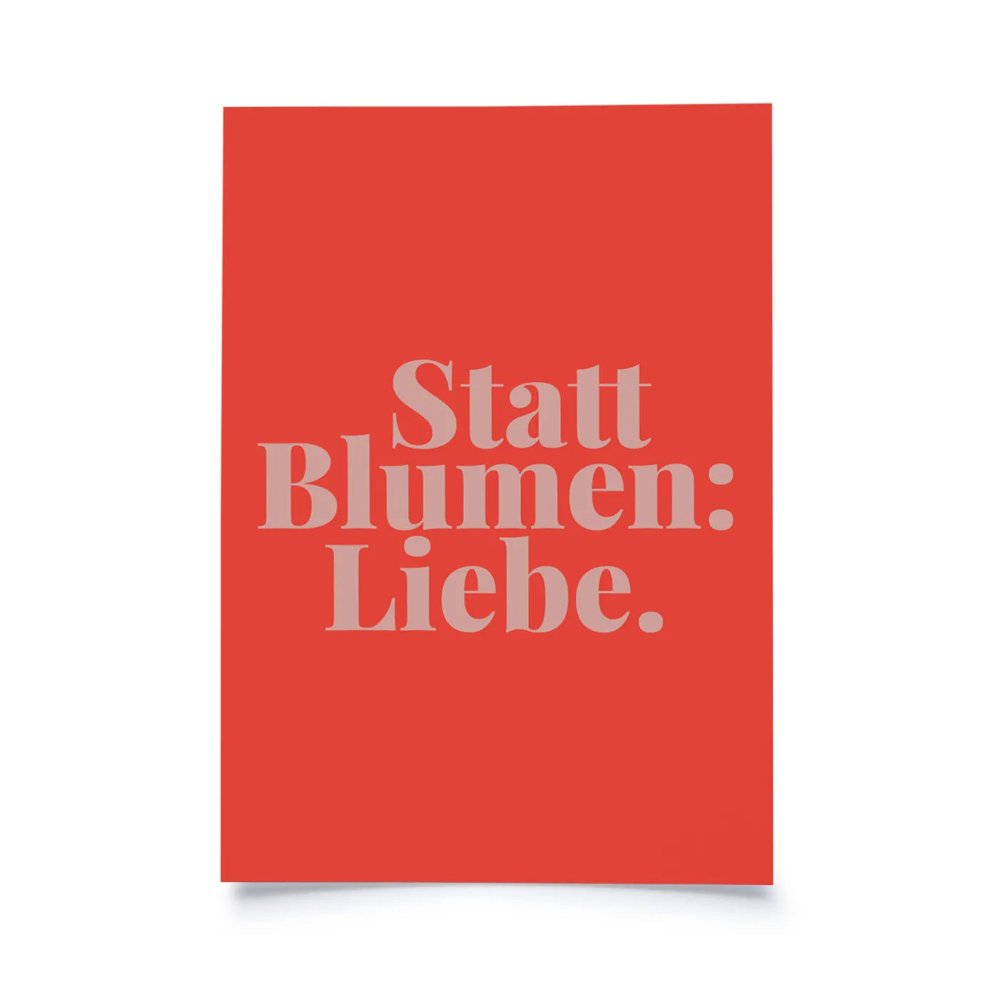 Produktbild Tadah - Statt Blumen: Liebe.
