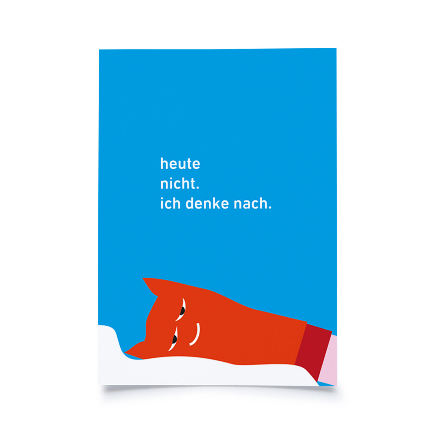 Produktbild Socke - Heute nicht. Ich denke nach.