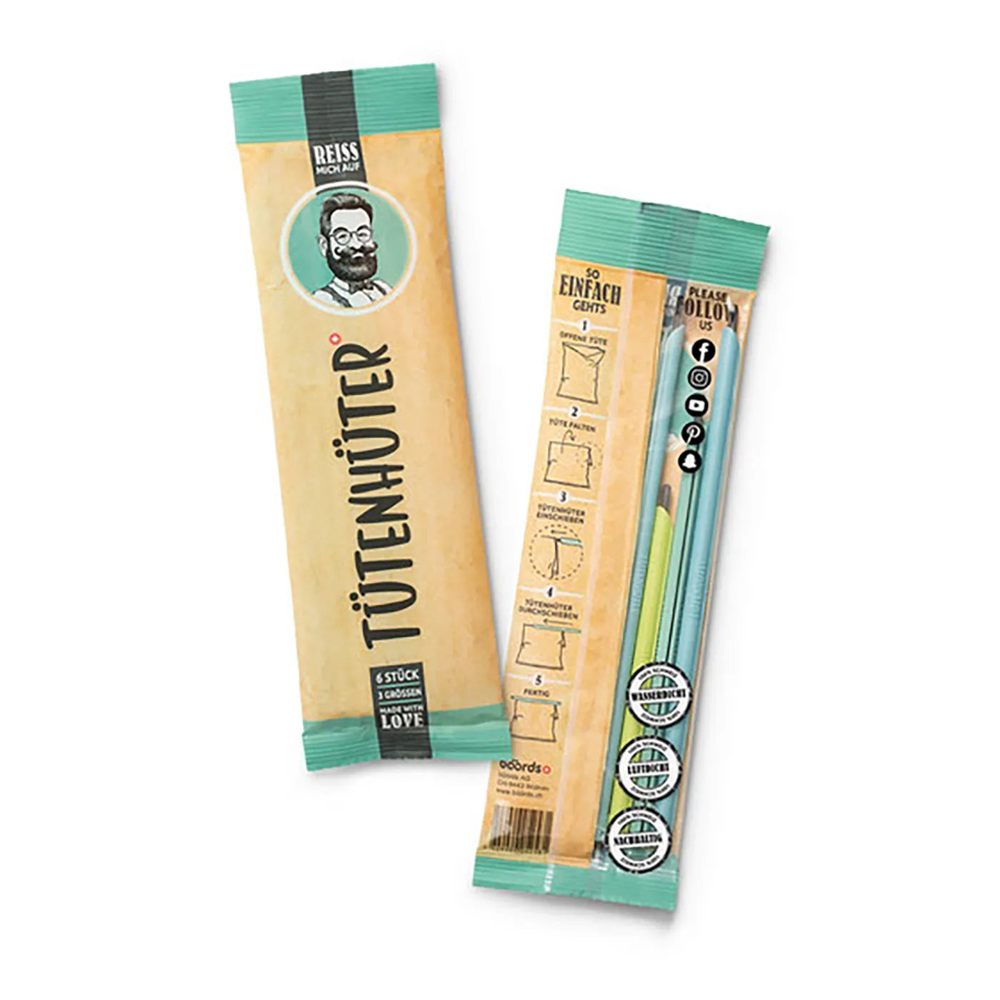 Produktbild Tütenhüter-Set Türkis