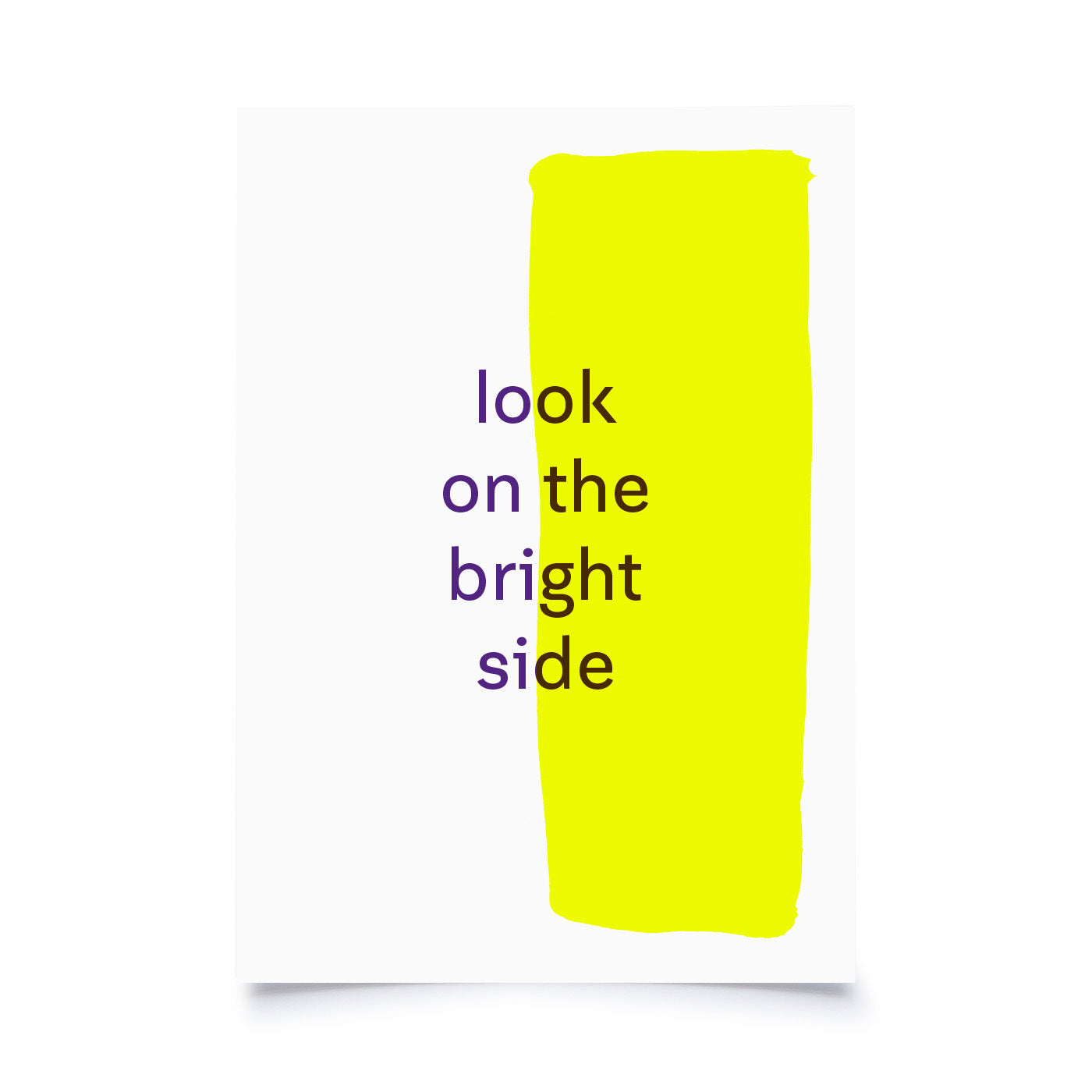 Produktbild Print Heller - Look on the bright side