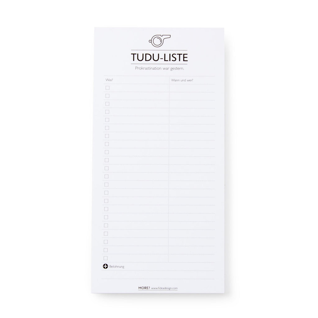 Produktbild Tudu-Liste