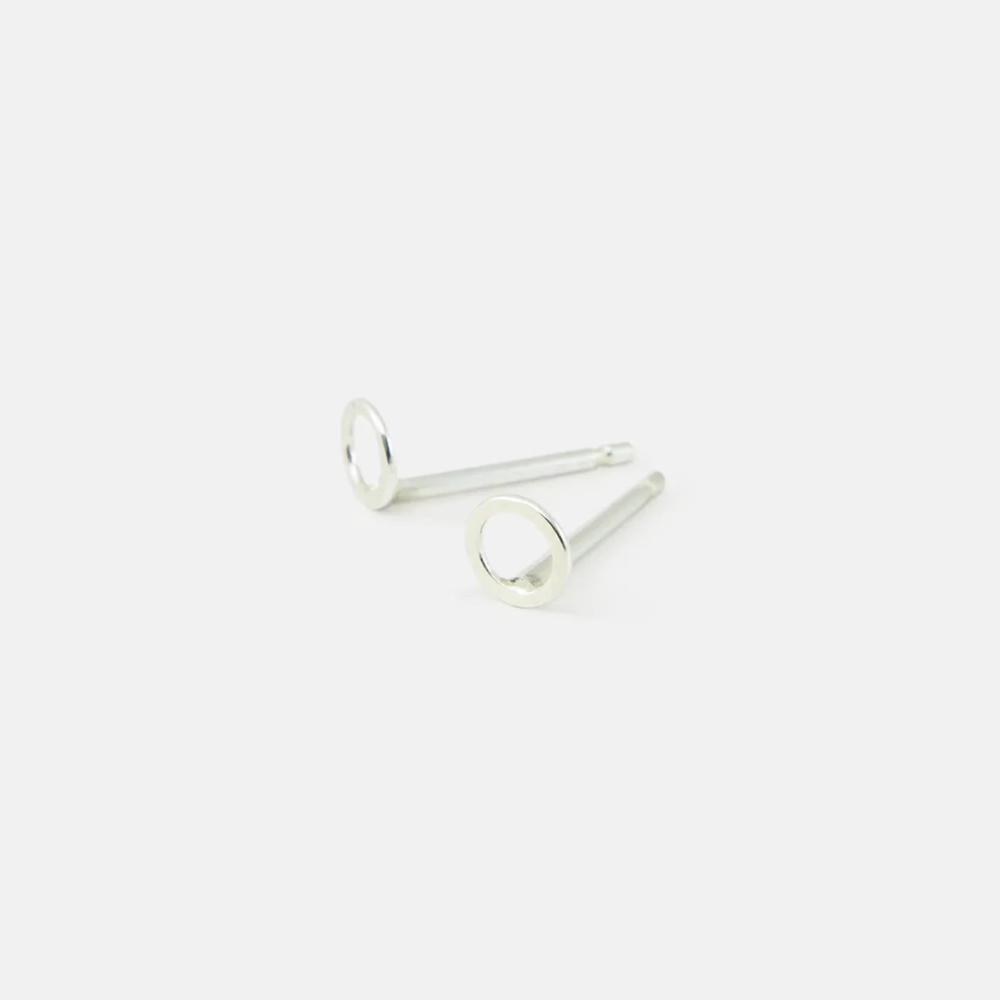 Produktbild Ohrstecker Kreis - klein - silber