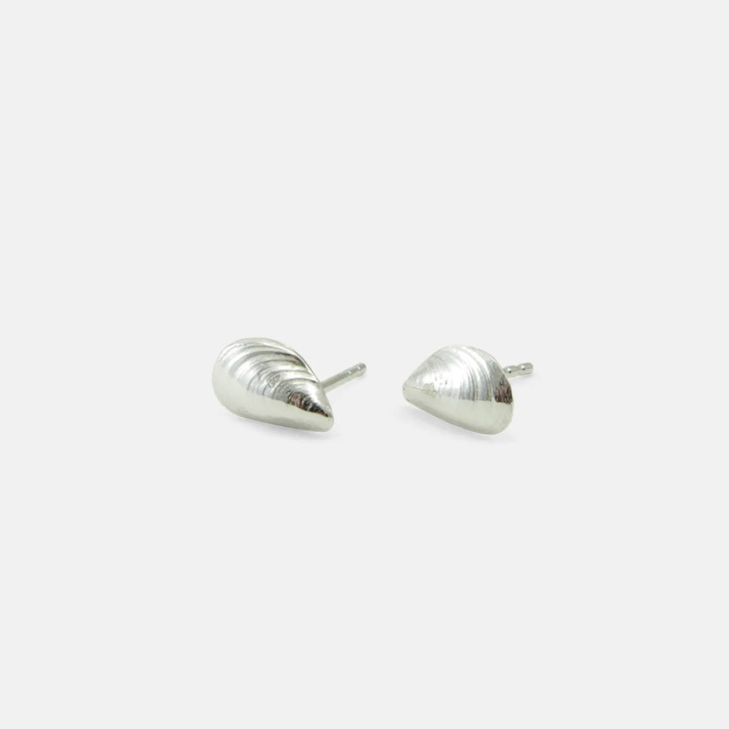 Produktbild Ohrstecker Muschel - silber