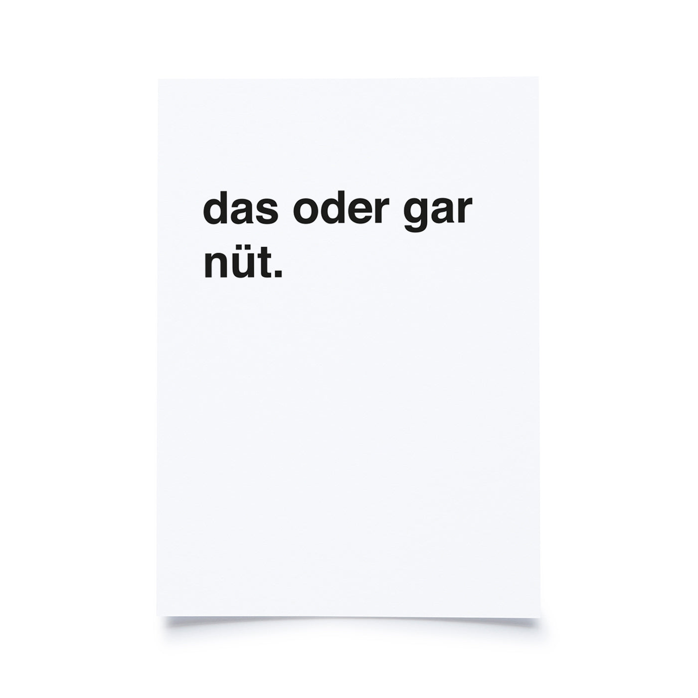 Produktbild Andrea Mettler - Das oder gar nüt