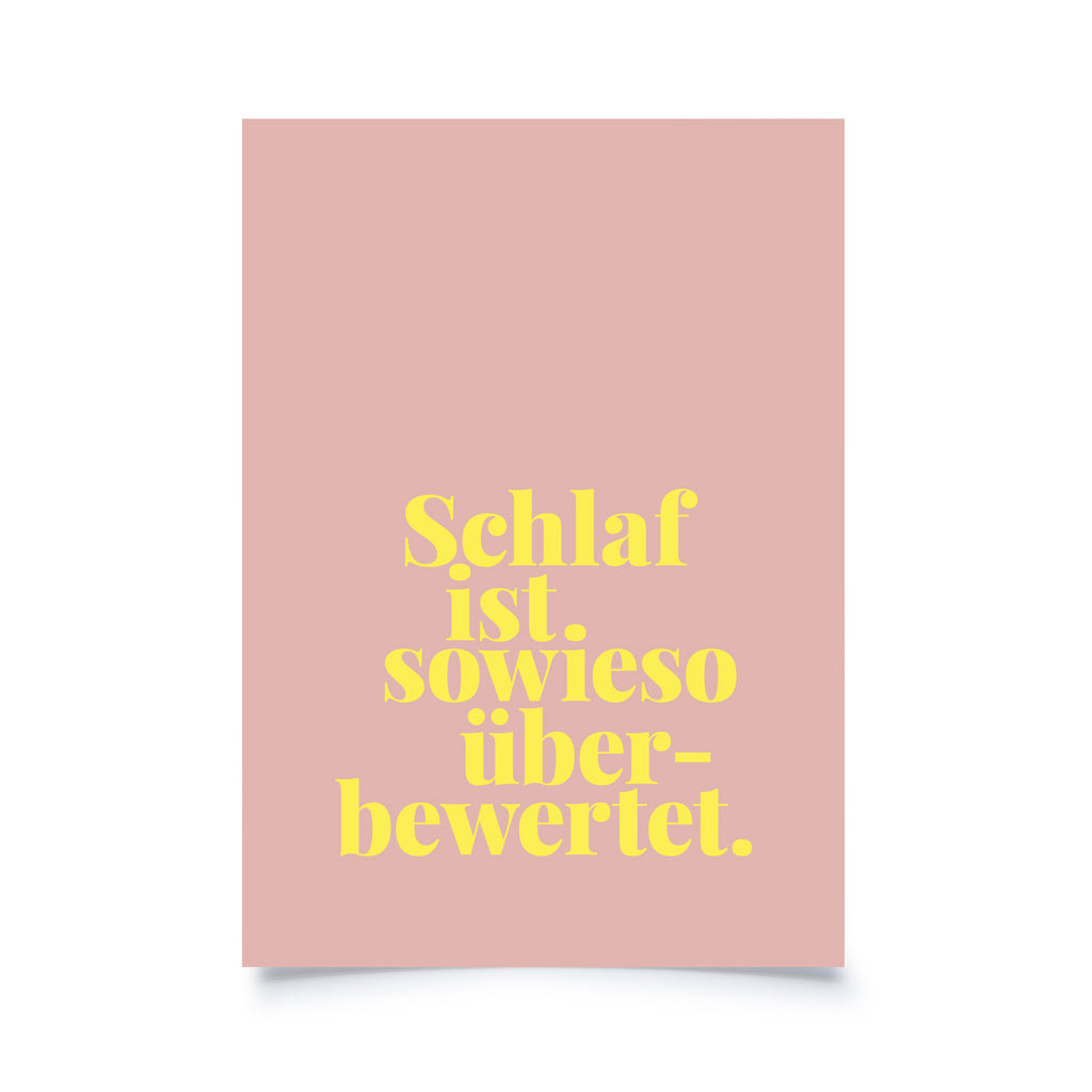 Produktbild Tadah - Schlaf ist sowieso überbewertet.