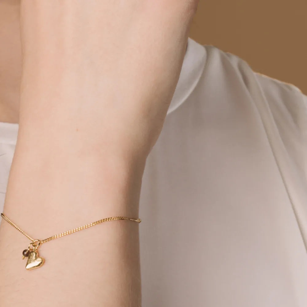 Produktbild Armband Herz - gold