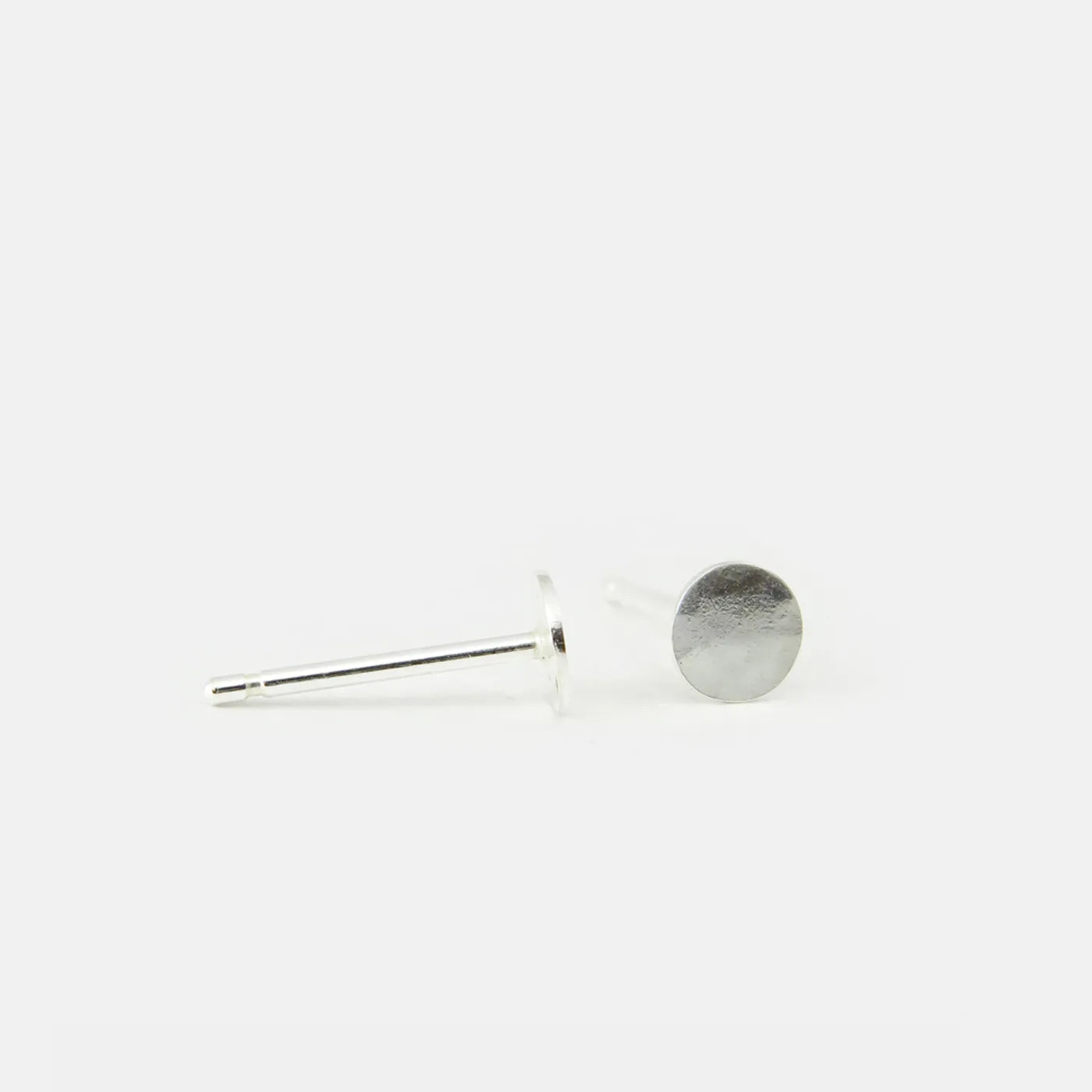 Produktbild Ohrstecker Scheibe - silber