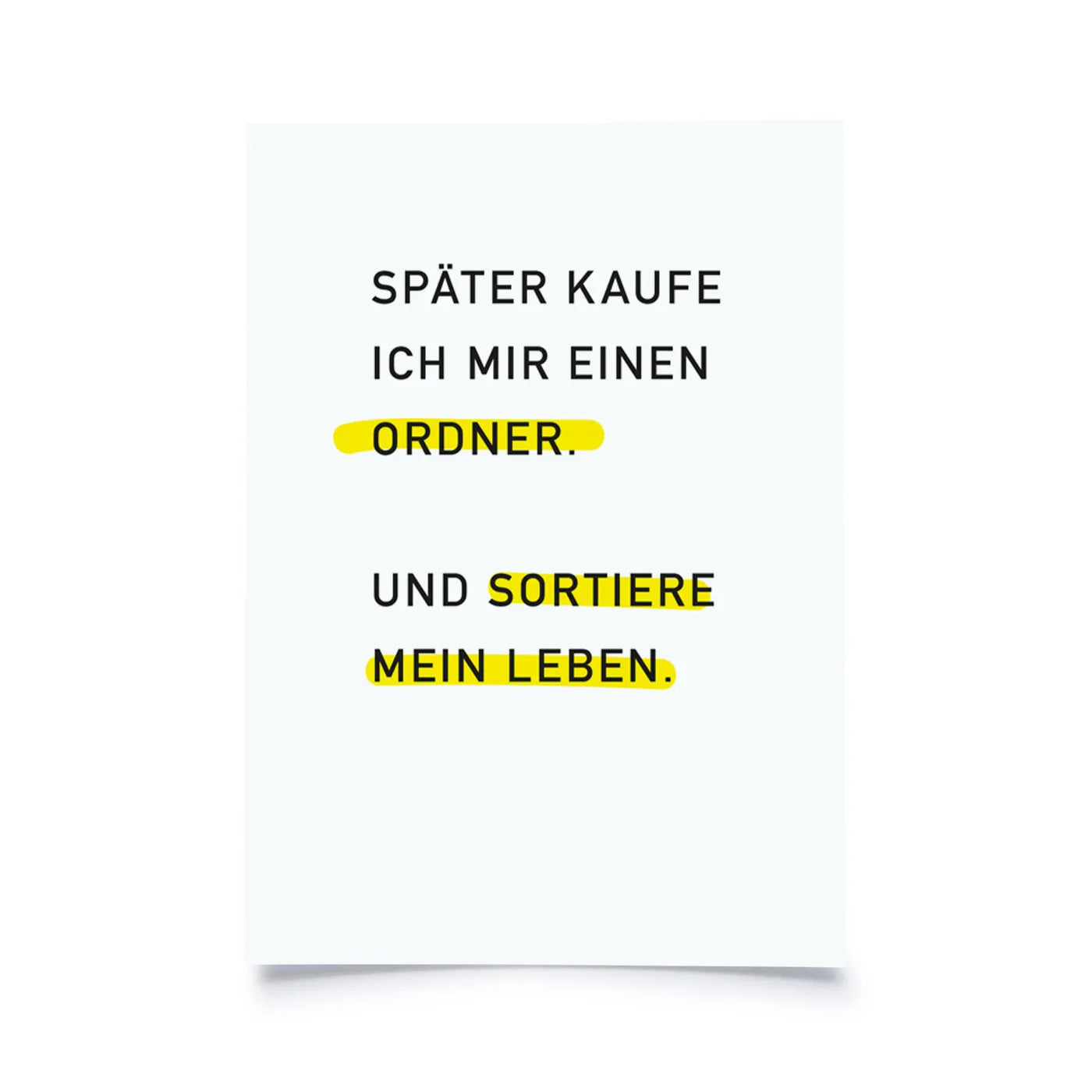 Produktbild Später kaufe ich mir einen Ordner