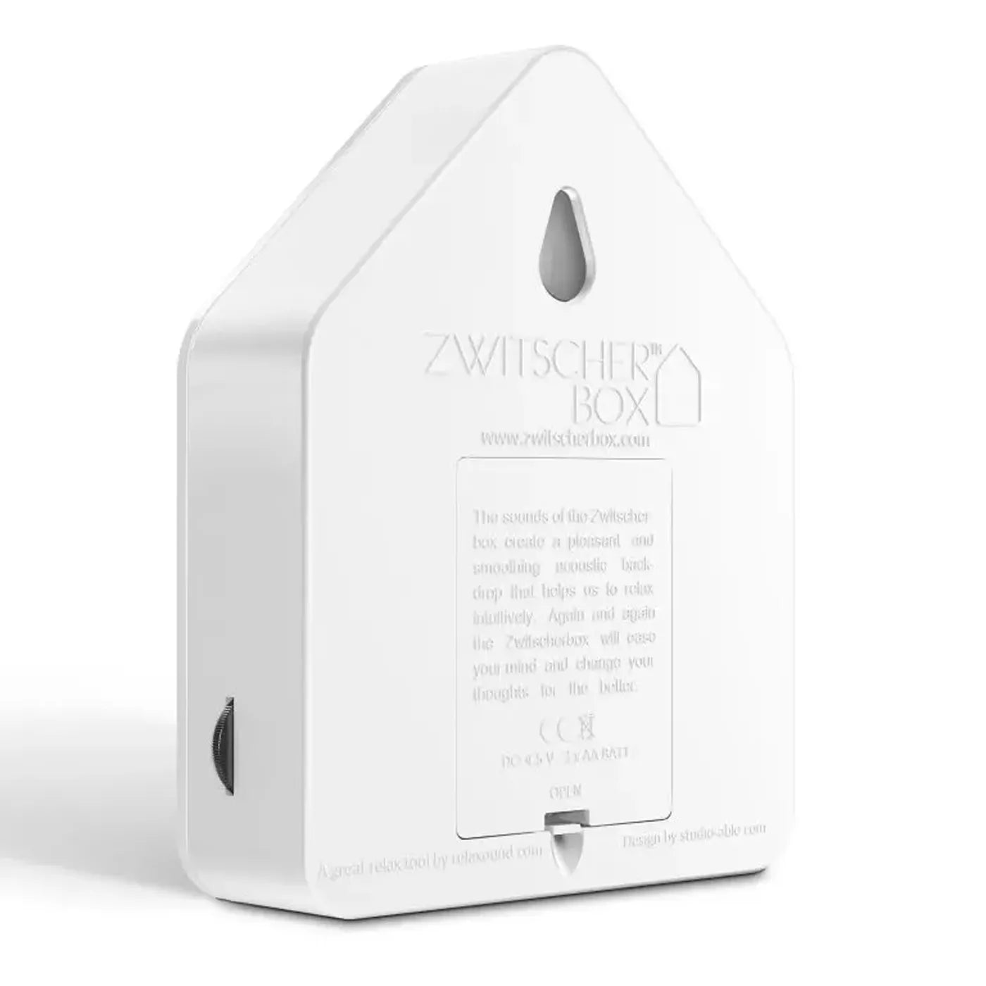 Produktbild-Zwitscherbox - Weiss