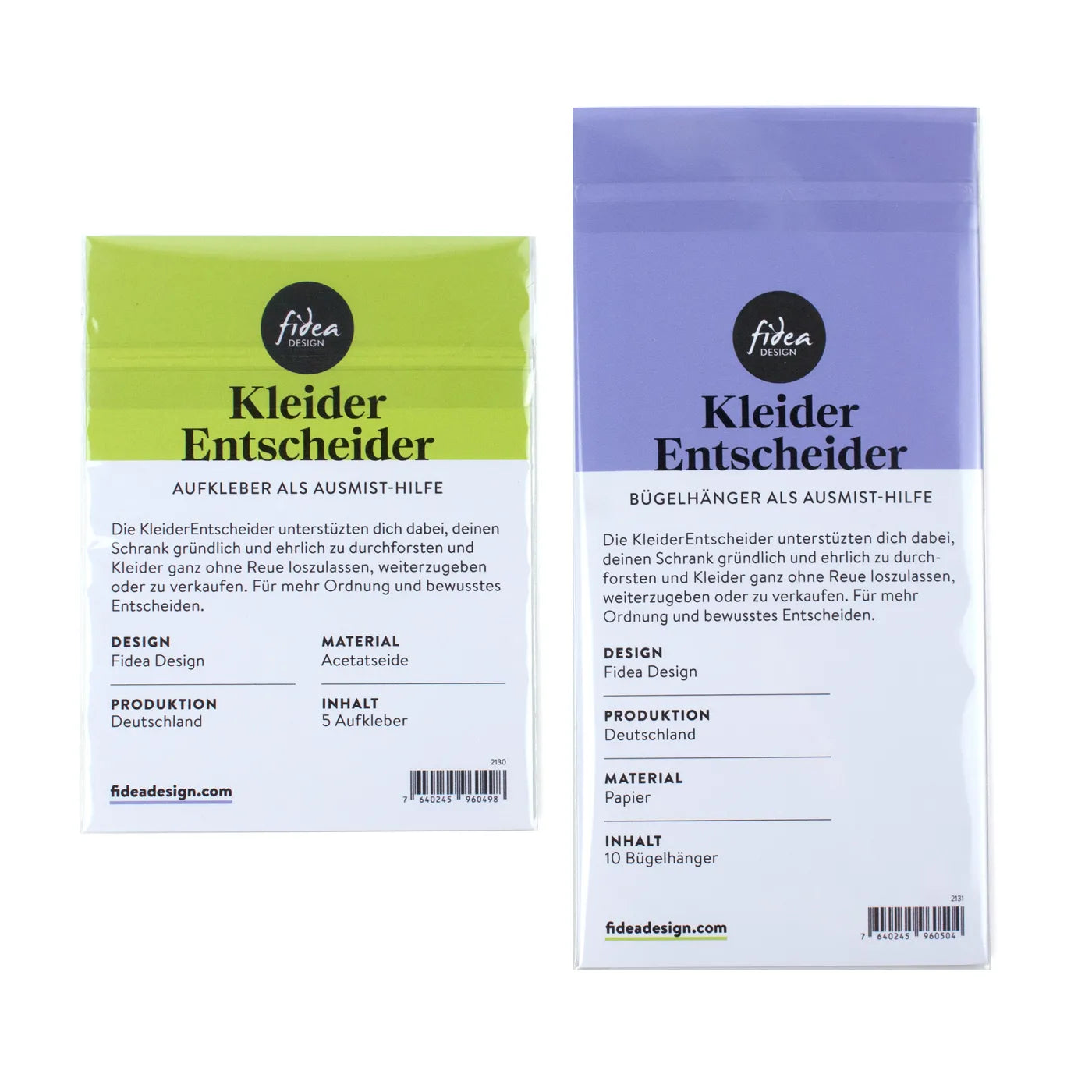 Produktbild-KleiderEntscheider - Anhänger