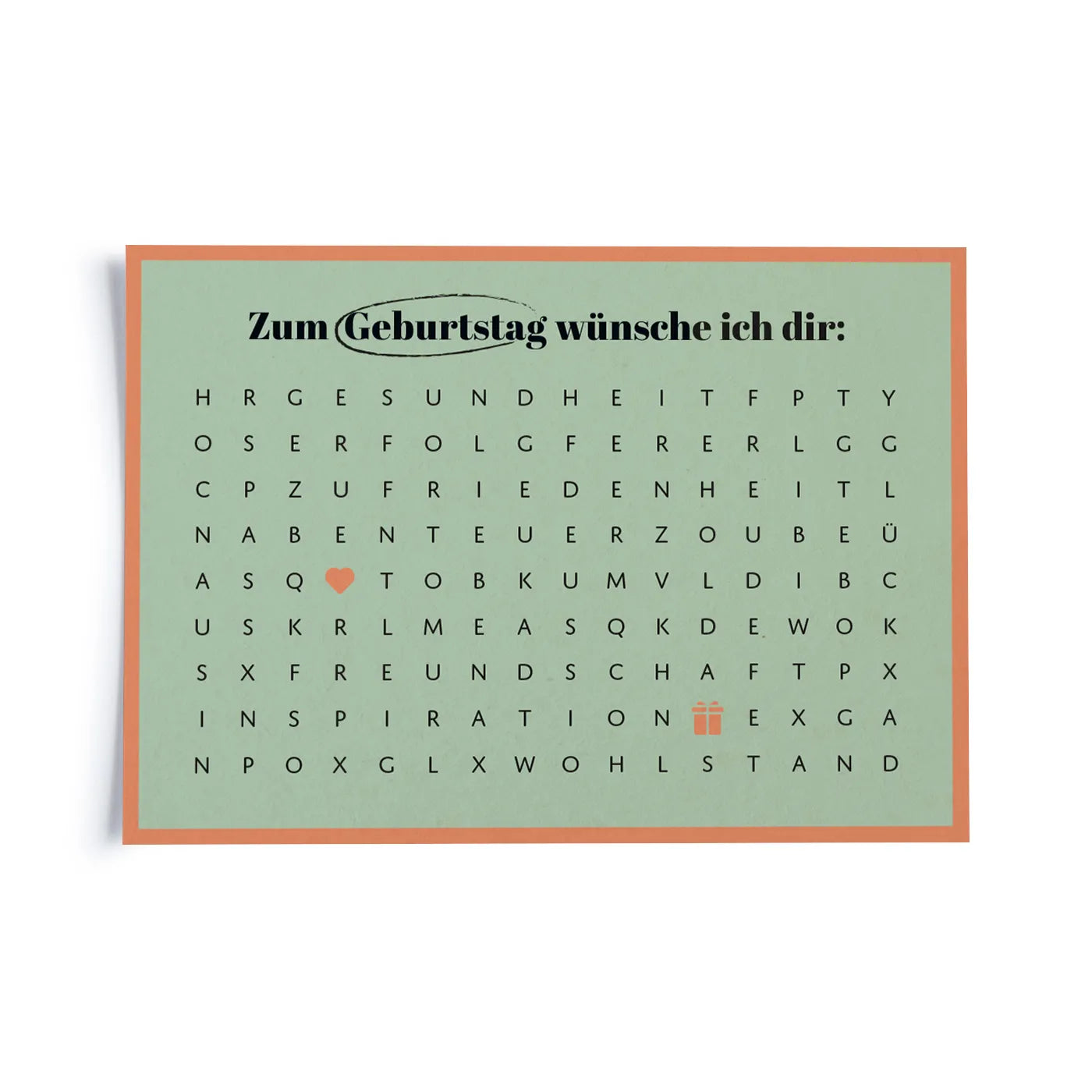 Produktbild Buchstabensalat - Zum Geburtstag