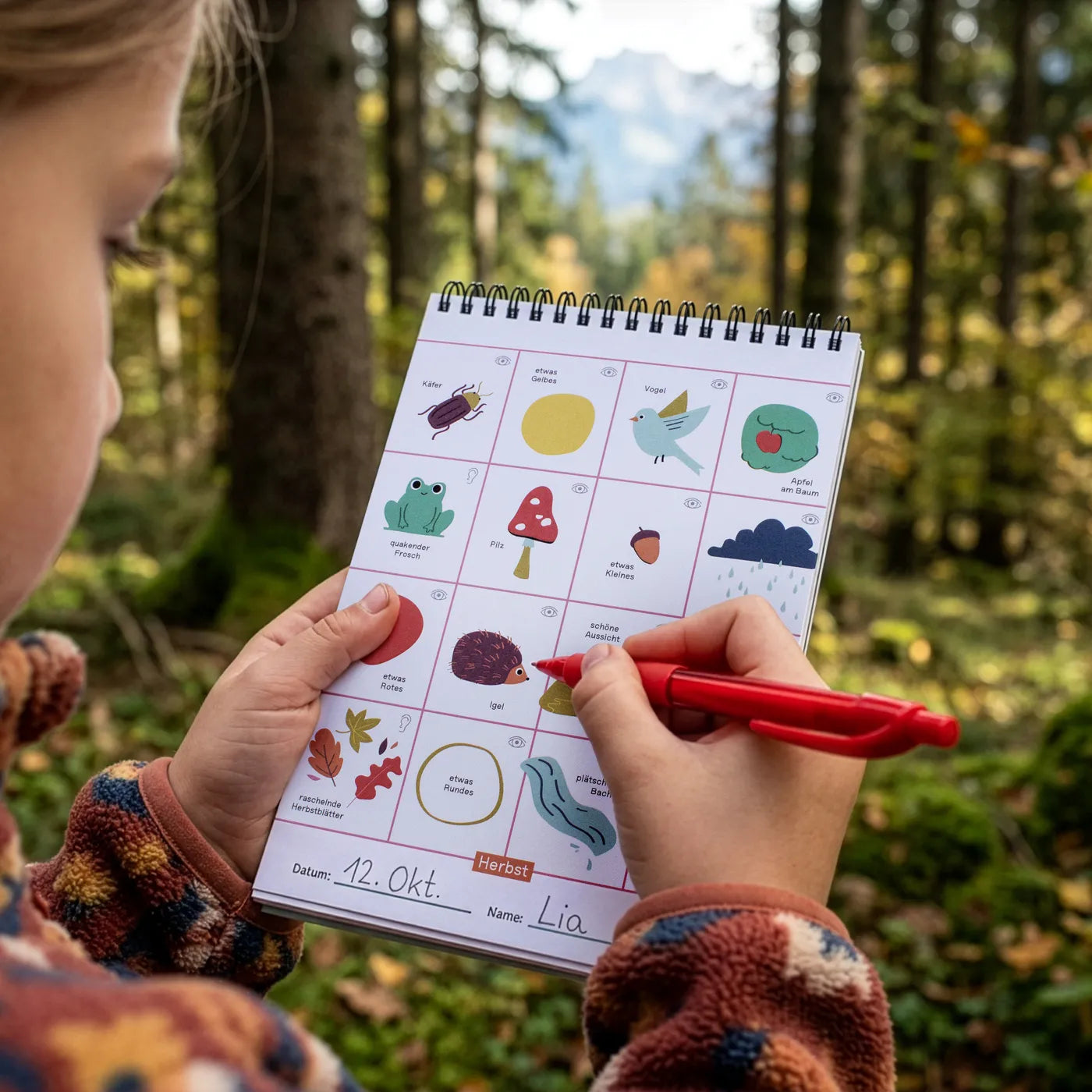 Produktbild-Bingo Block – Natur