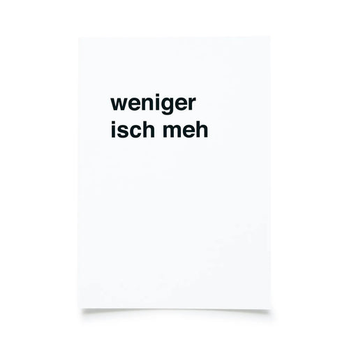Produktbild Andrea Mettler - weniger isch meh