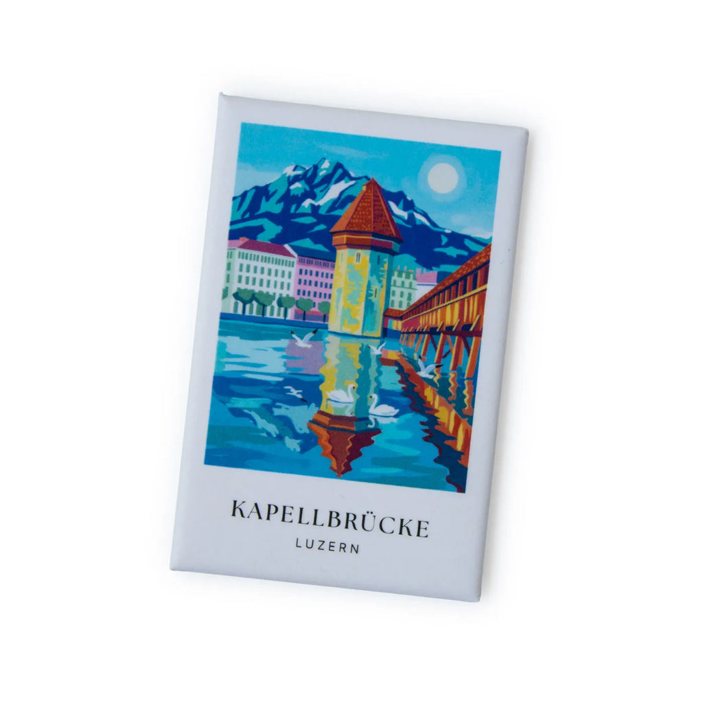 Produktbild-Magnet Malerische Schweiz – Kapellbrücke
