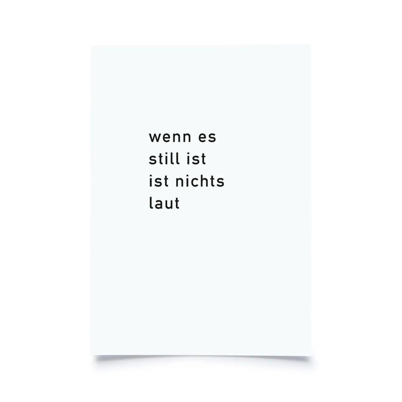 Produktbild Wenn es still ist