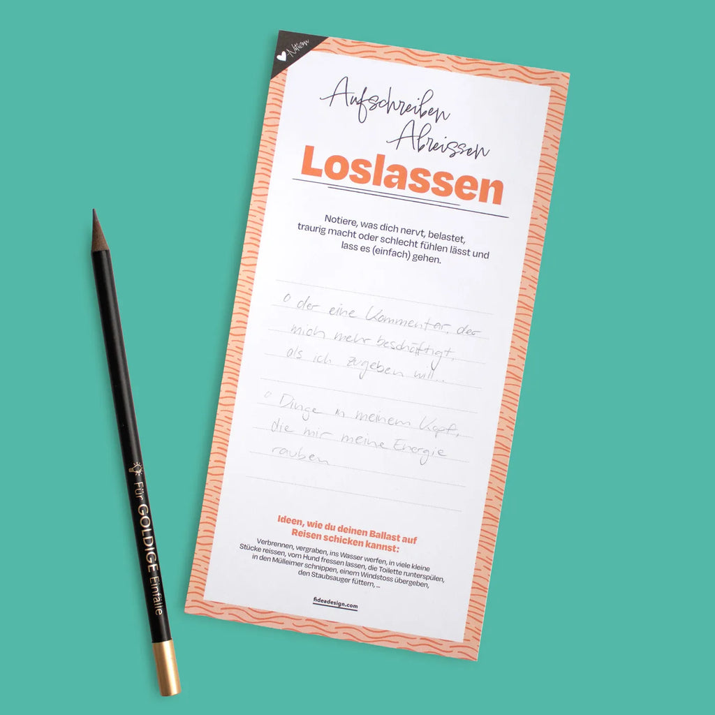 Produktbild-Herznotizen - Loslassen