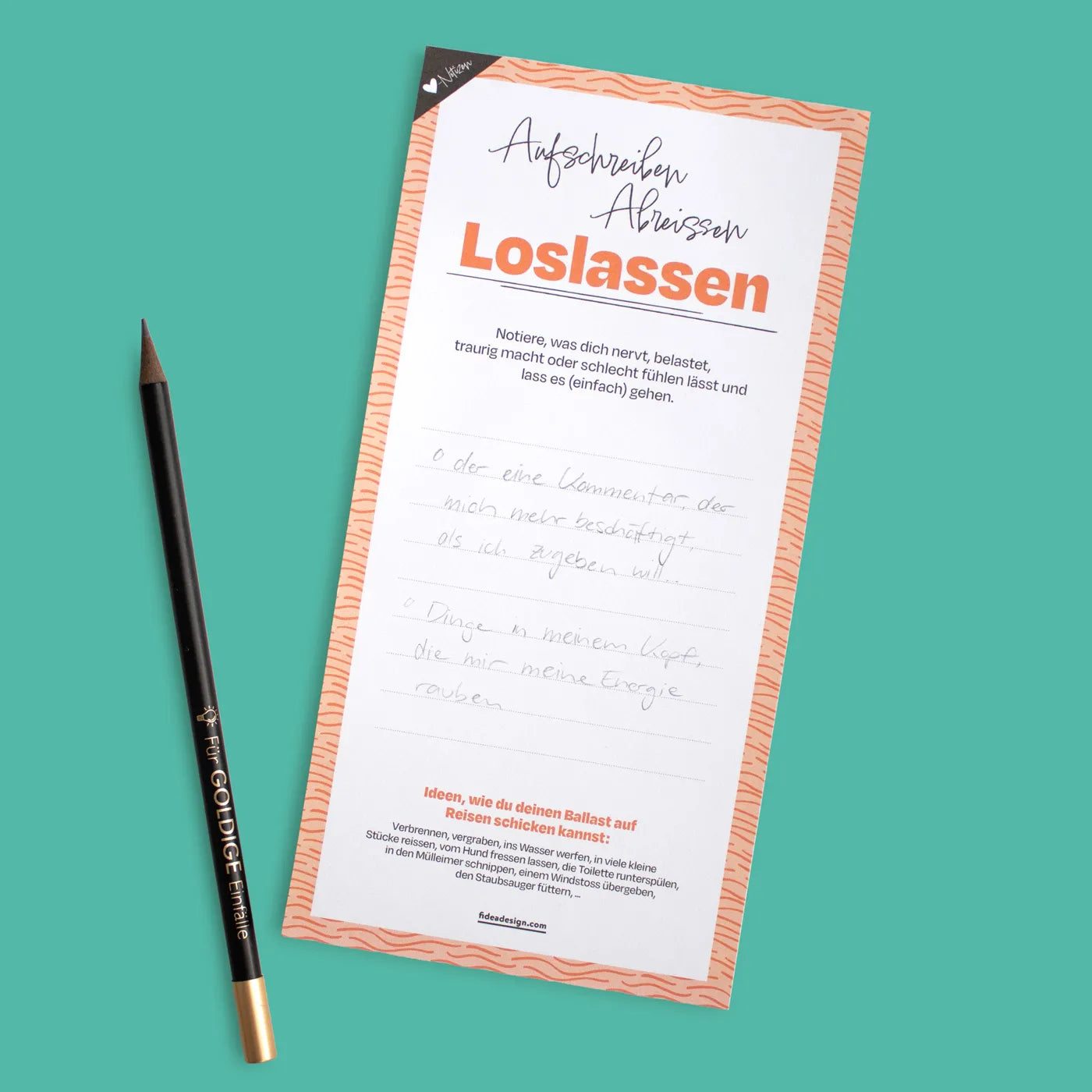 Produktbild-Herznotizen - Loslassen