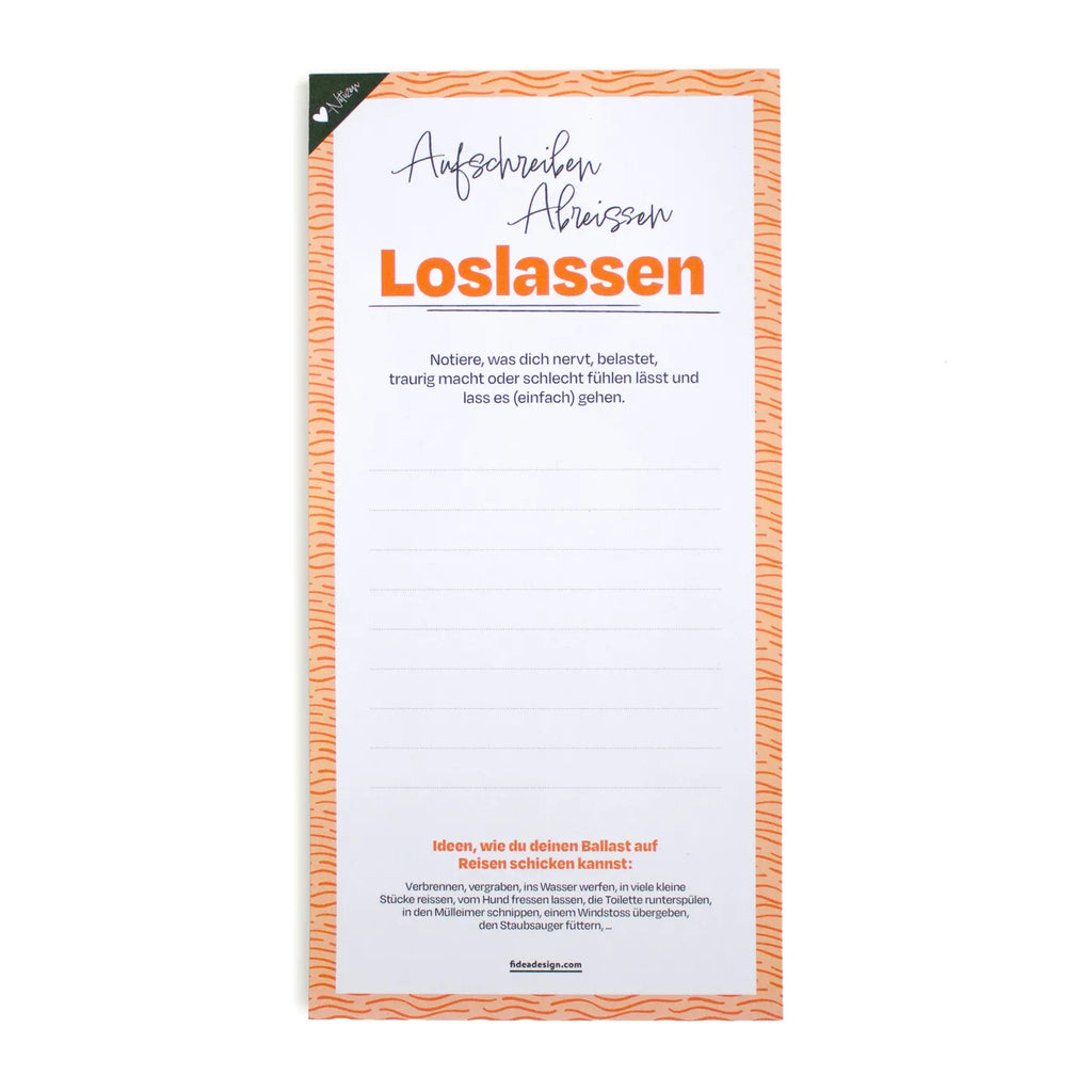 Produktbild-Herznotizen - Loslassen