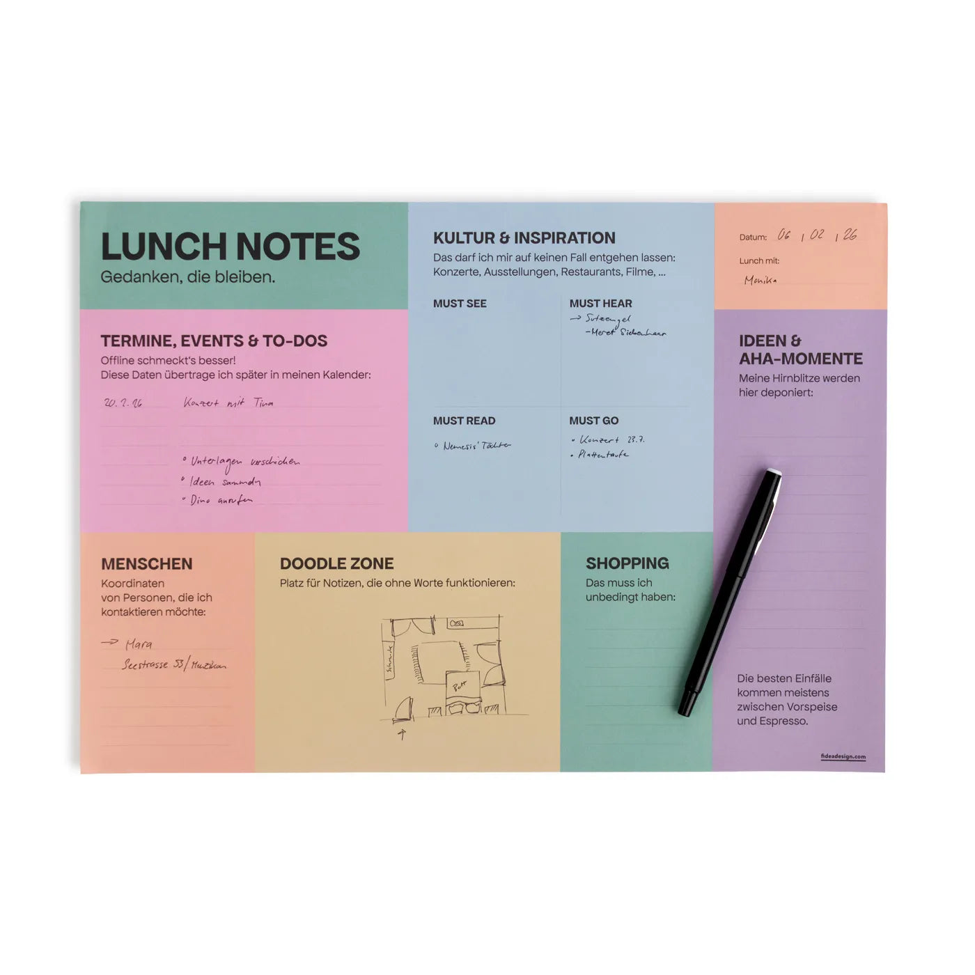 Produktbild-Lunch Notes