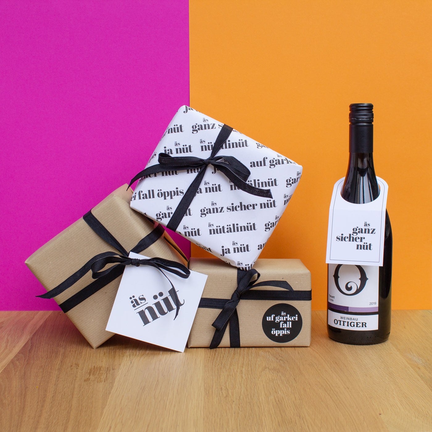 Produktbild-Doch öppis - Geschenkpapier