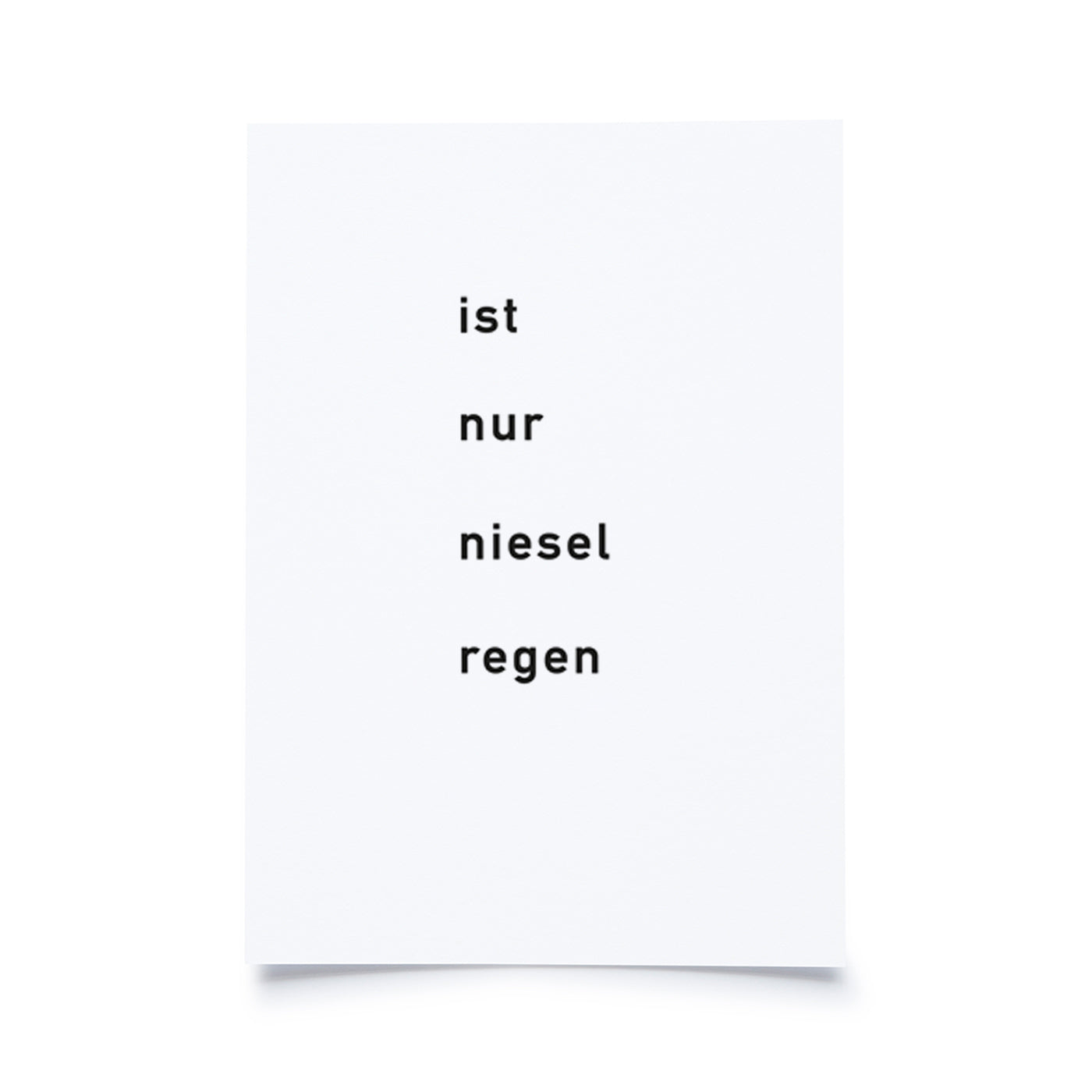 Produktbild Ist nur Nieselregen