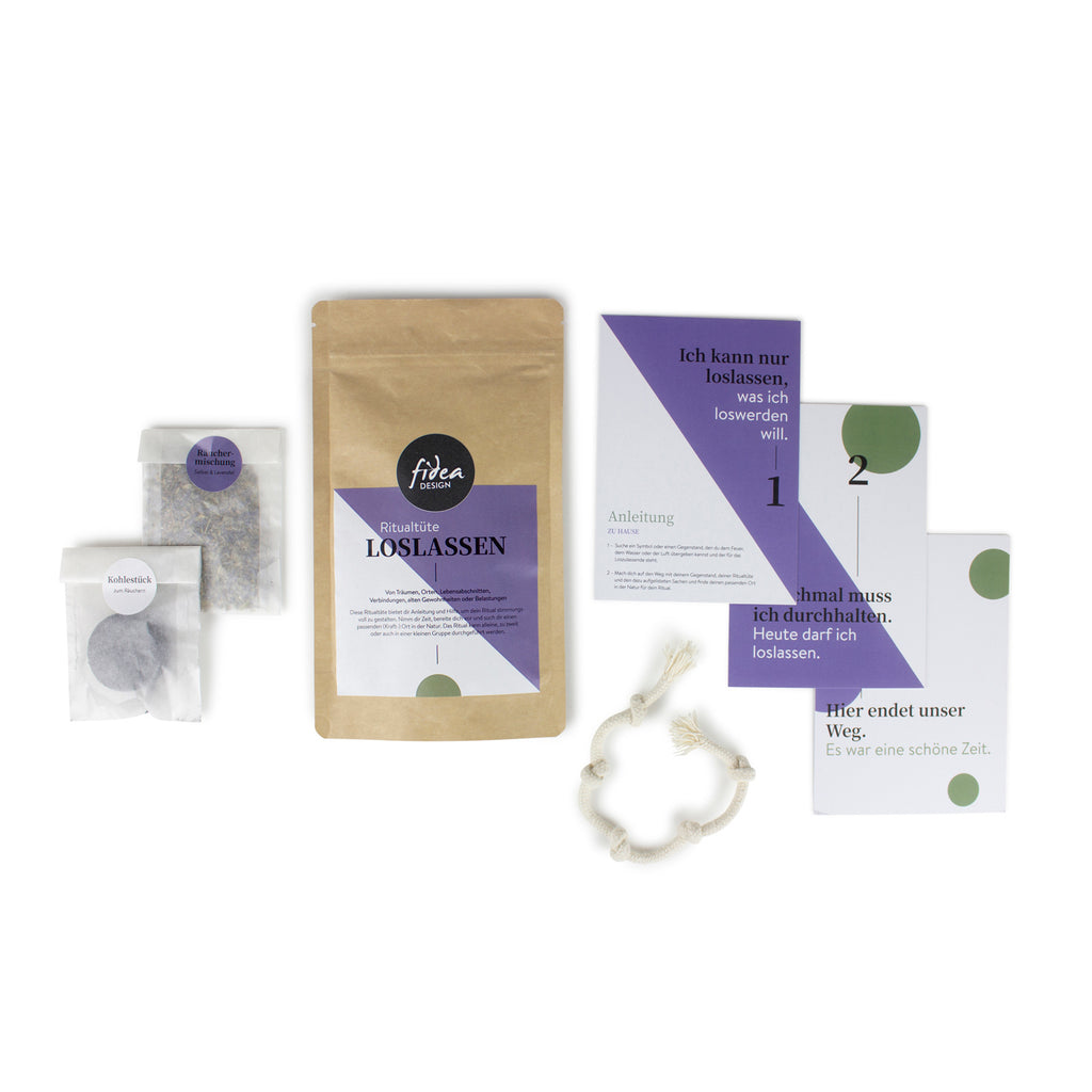 Produktbild-Ritualtüte - Loslassen