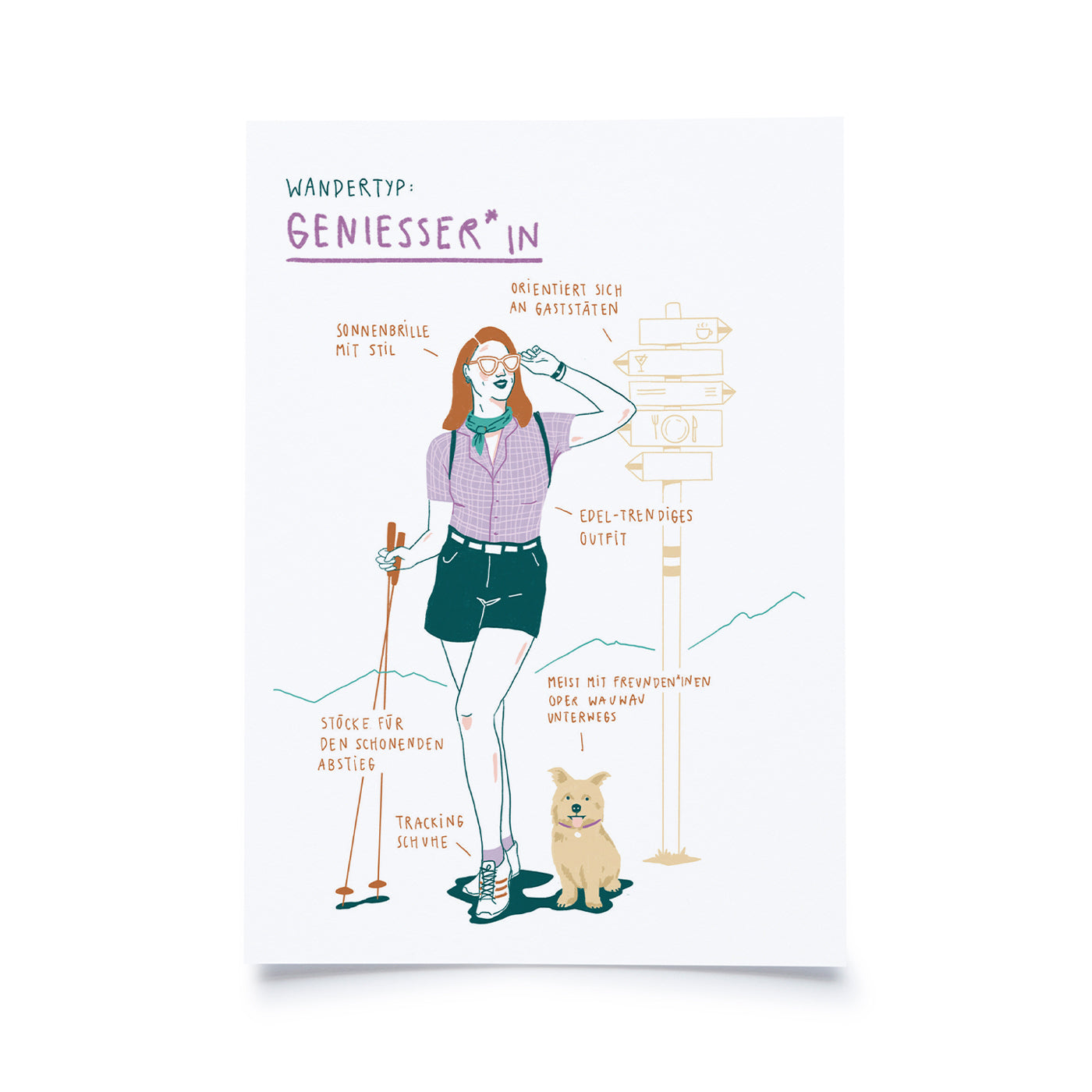 Produktbild-Wandertypen - Geniesser*in