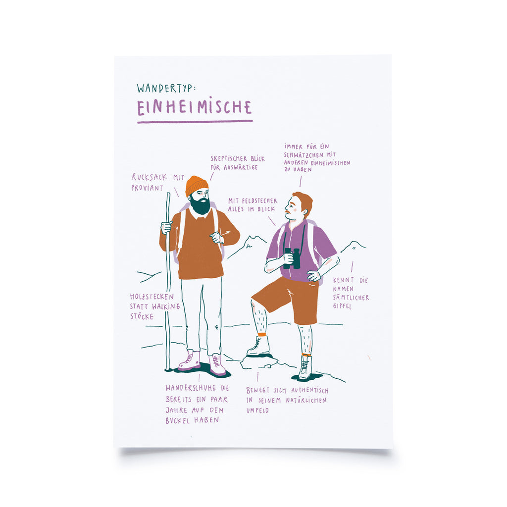 Produktbild-Wandertypen - Einheimische