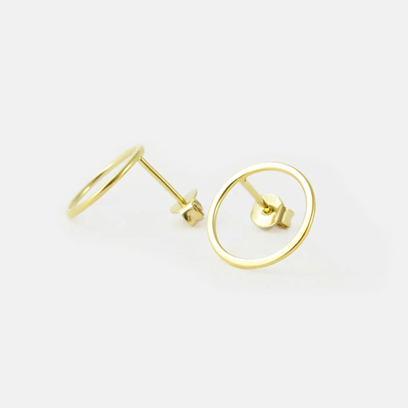 Produktbild Ohrstecker Kreis - gross - gold