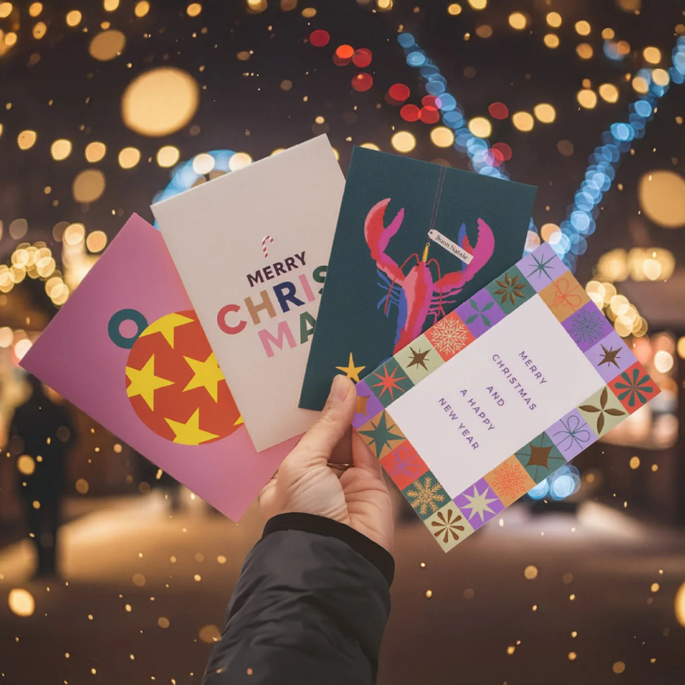 Produktbild-Andrea Mettler FK - Weihnachtskugel mit Sternen