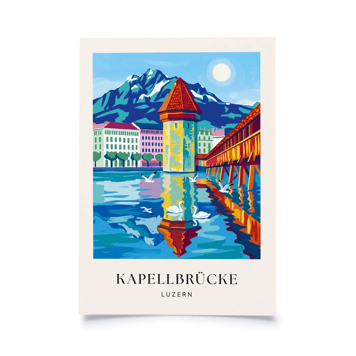 Produktbild-Malerische Schweiz - Kapellbrücke