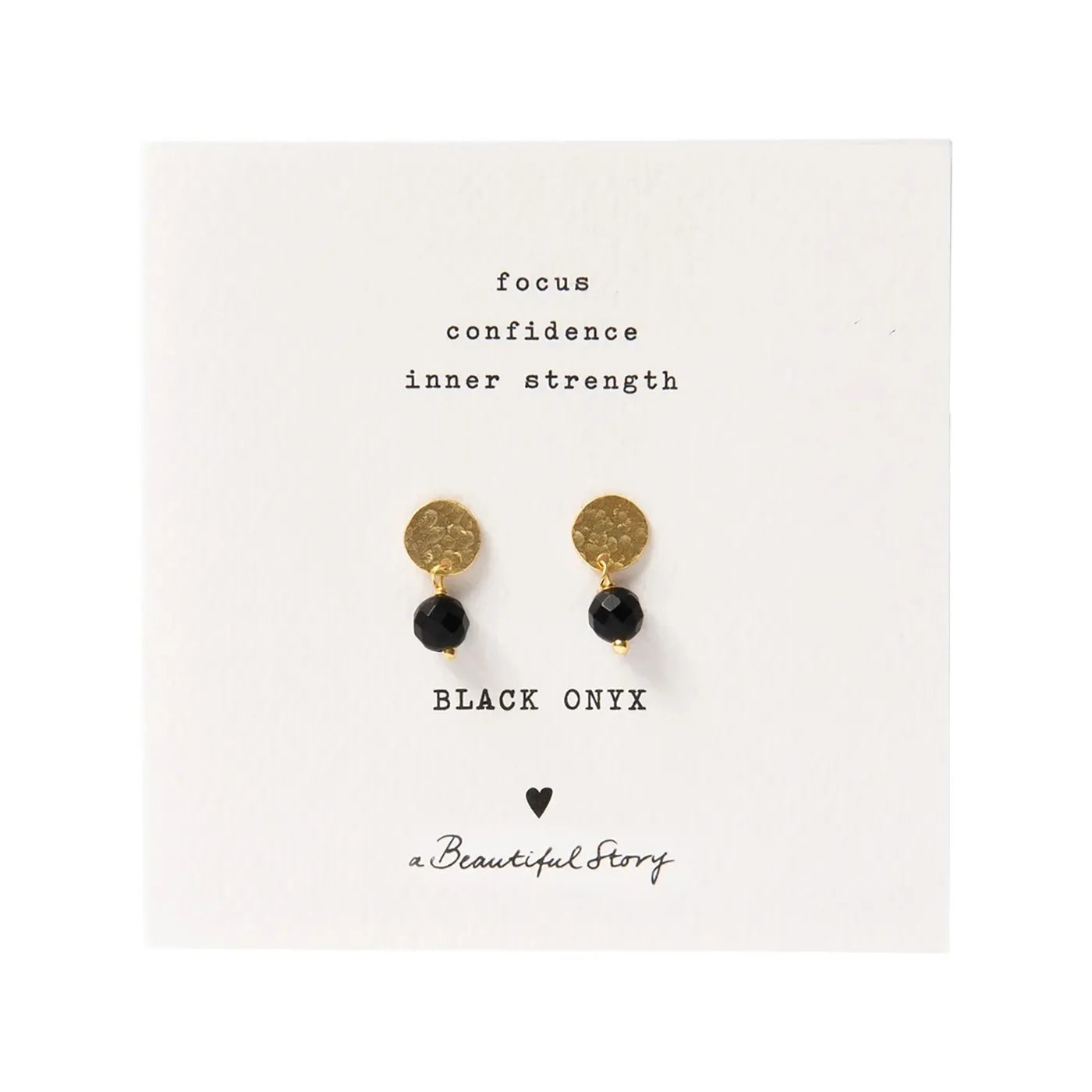 Produktbild-Ohrstecker Mini Coin Black Onyx