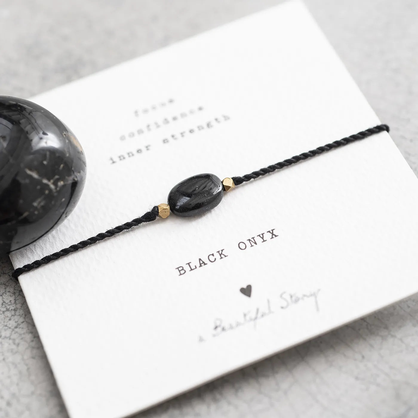 Produktbild-Armband Schwarzer Onyx