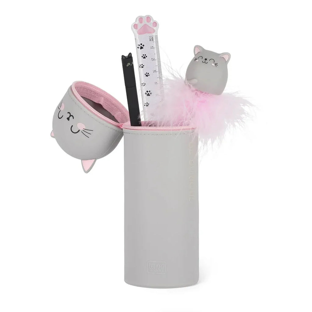 Produktbild-2-in-1-Federmäppchen – Kitty