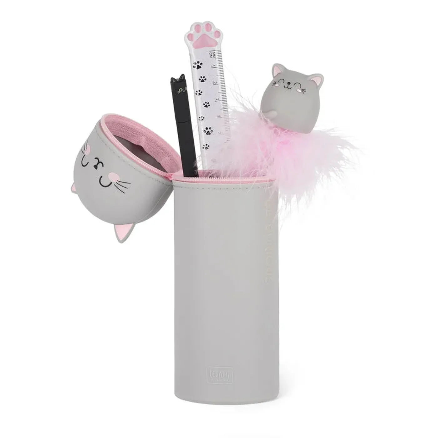 Produktbild-2-in-1-Federmäppchen – Kitty