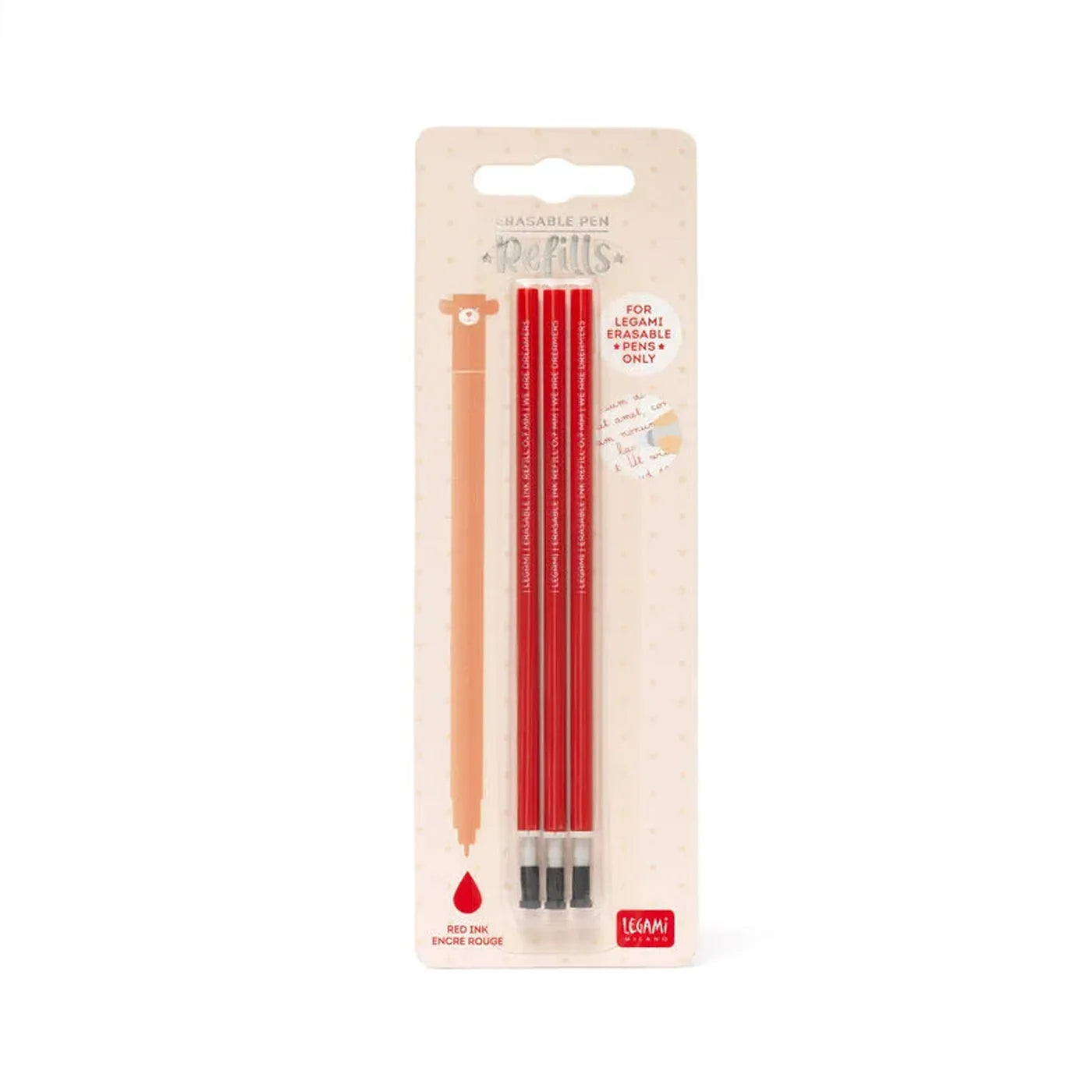 Produktbild-Ersatzmine Gelstift - rot