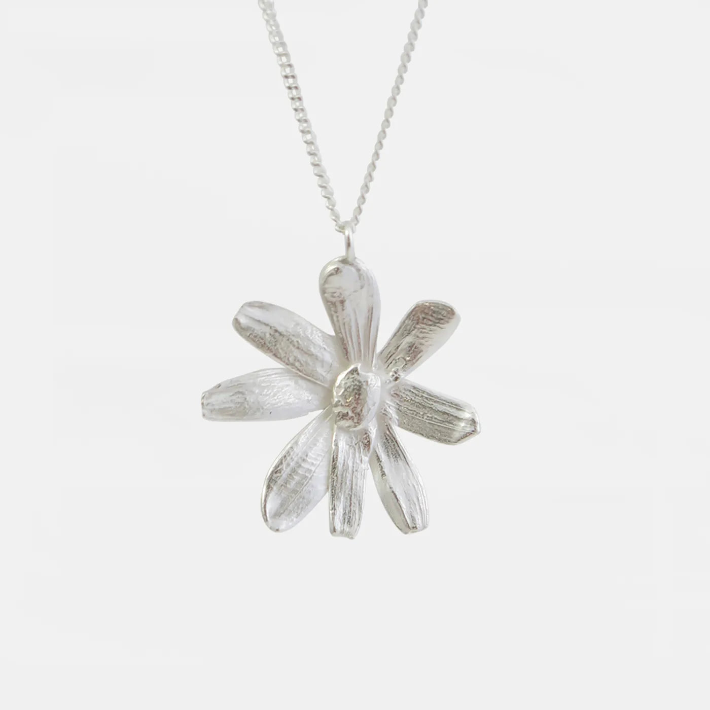 Produktbild Halskette Gänseblümchen - silber