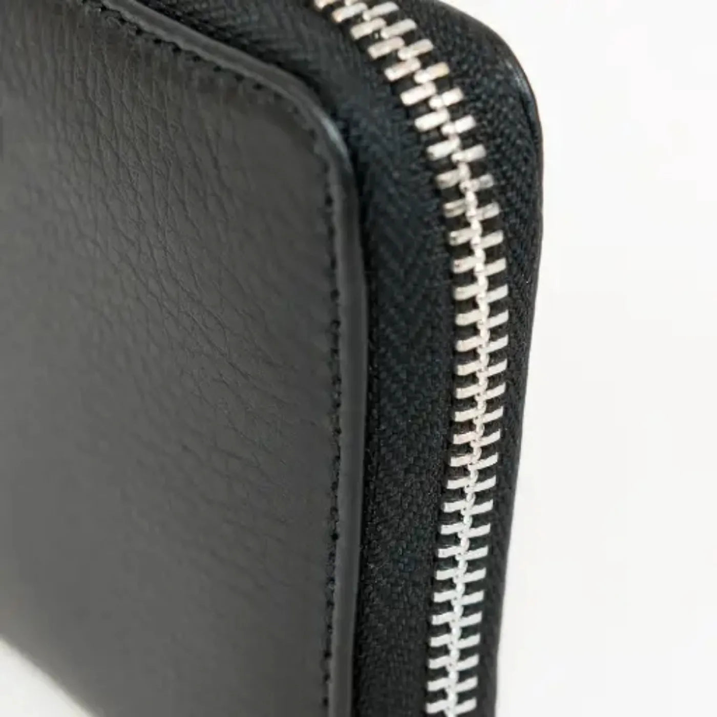 Produktbild-Reissverschluss Portemonnaie M - Black Silver