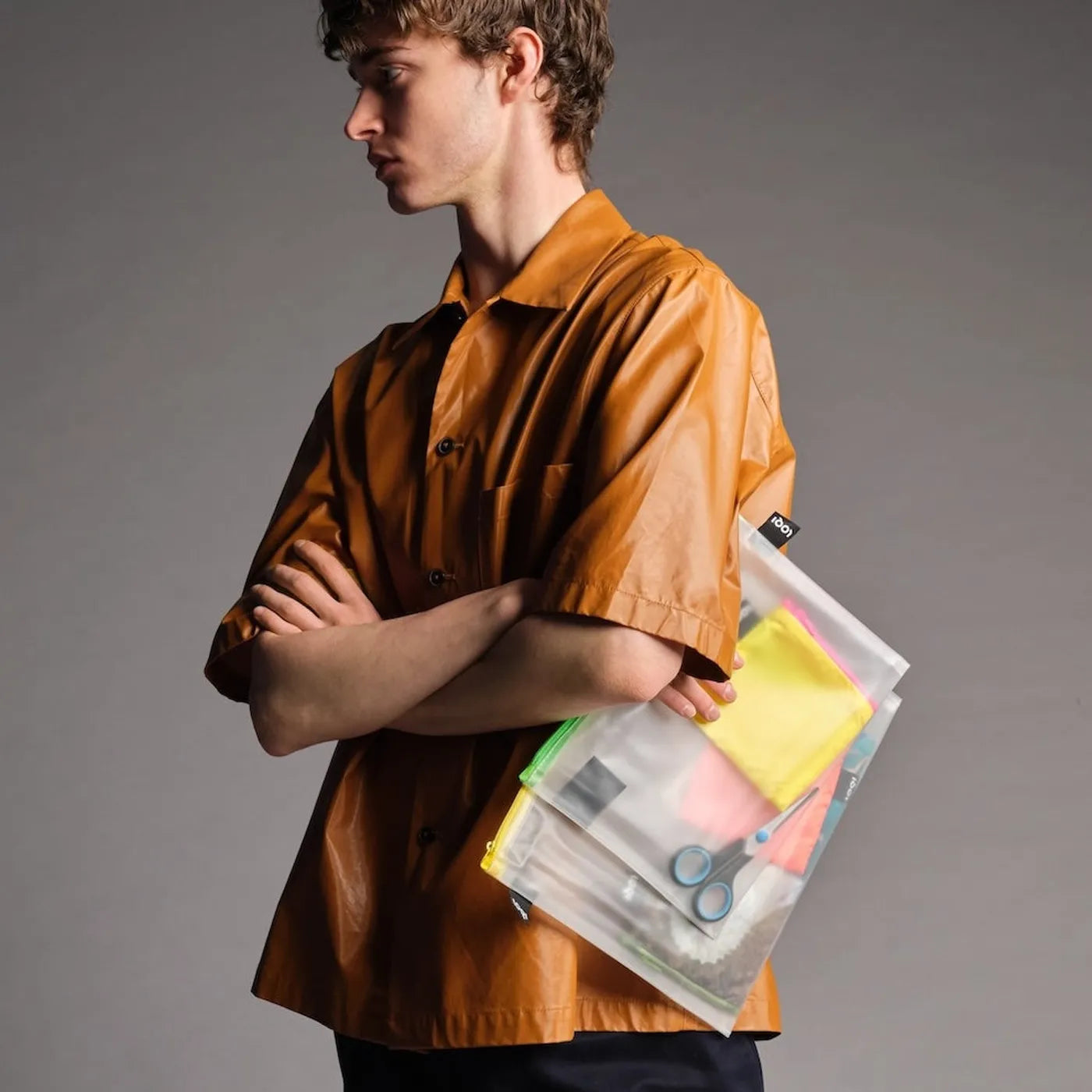 Produktbild-Zip Pockets - Transparent Milky Neon