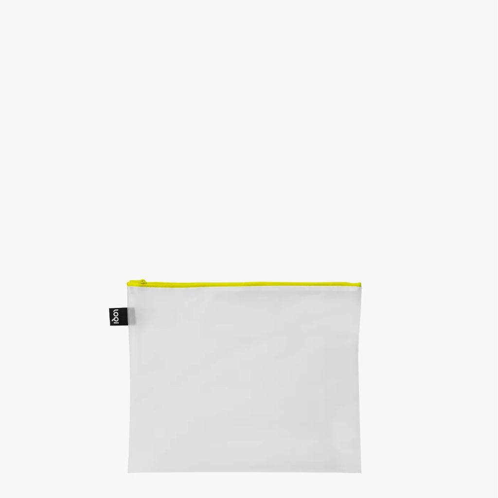 Produktbild-Zip Pockets - Transparent Milky Neon