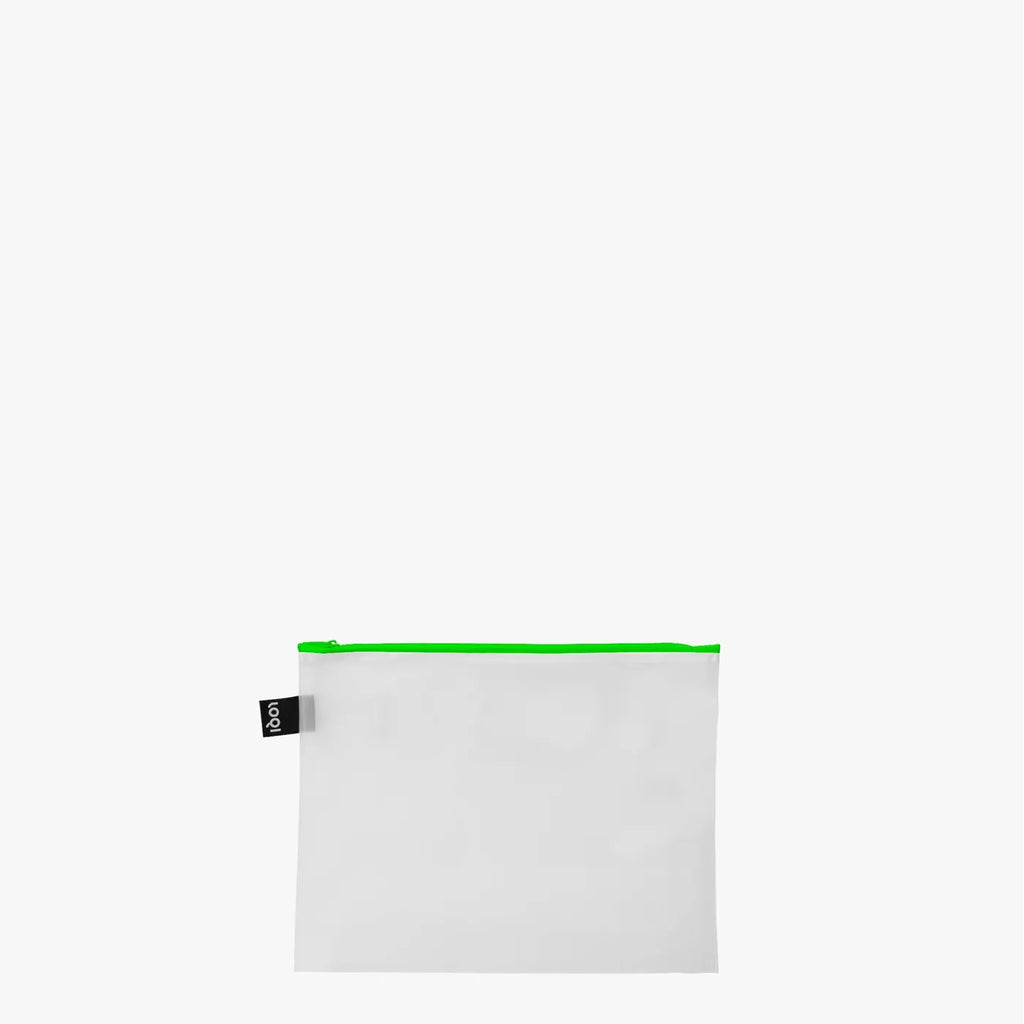 Produktbild-Zip Pockets - Transparent Milky Neon